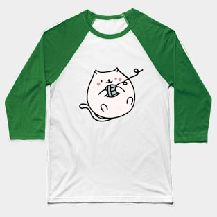 Cute cat Baseball T-Shirt